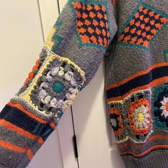 Free People Multicolor Striped Knit cardigan XS - Picture 6 of 8